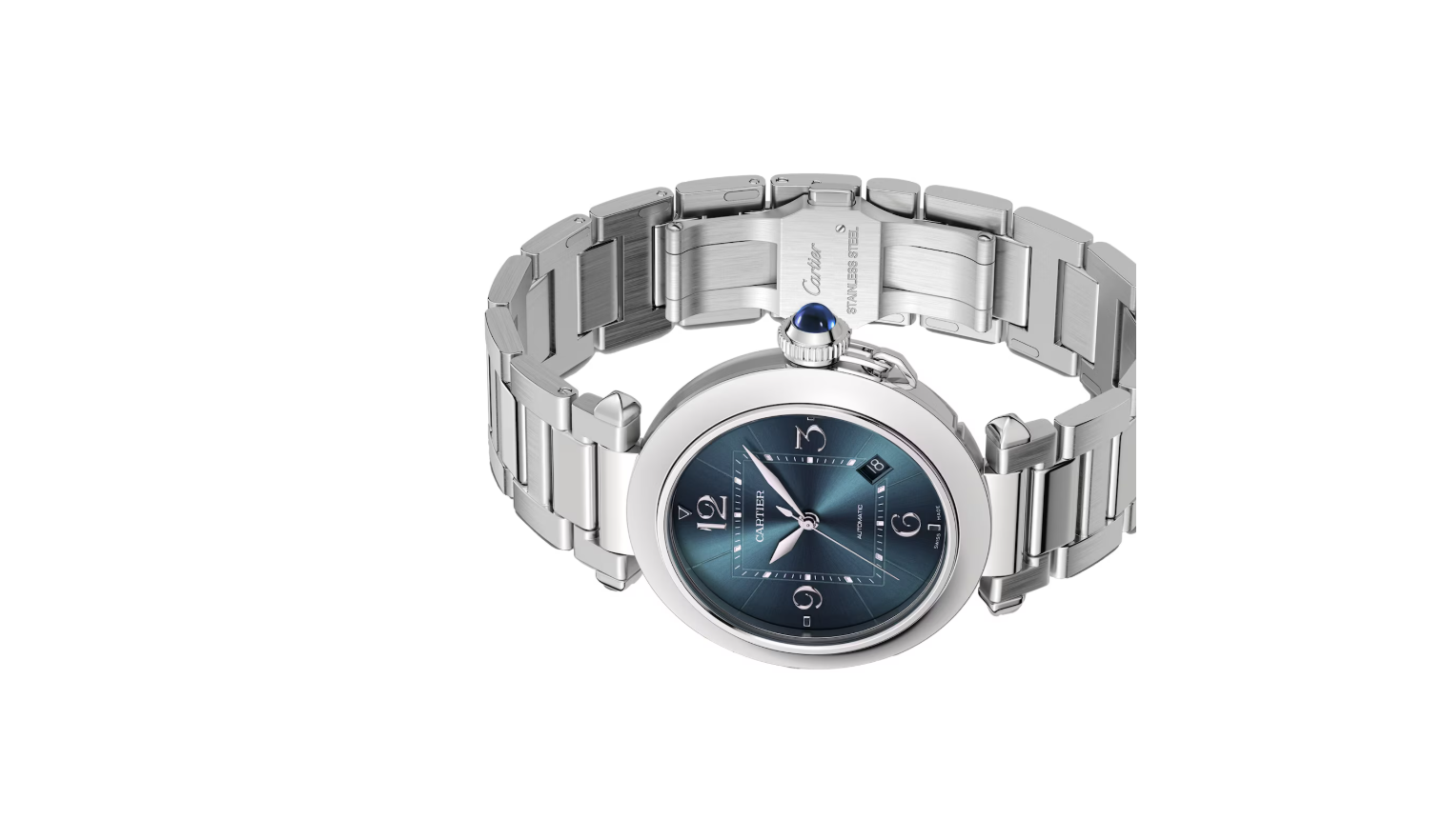 Pasha de CRT watch, 41 mm, mechanical movement with automatic winding, caliber 1847 MC