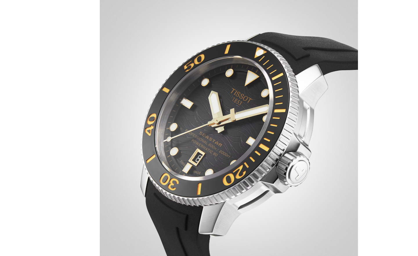 TIST T-Sport Seastar 2000 Professional Powermatic 80 46mm Mens Watch