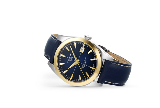 TIST Gentleman Powermatic 80 Silicium Solid 18k Gold Bezel 40mm Mens Watch