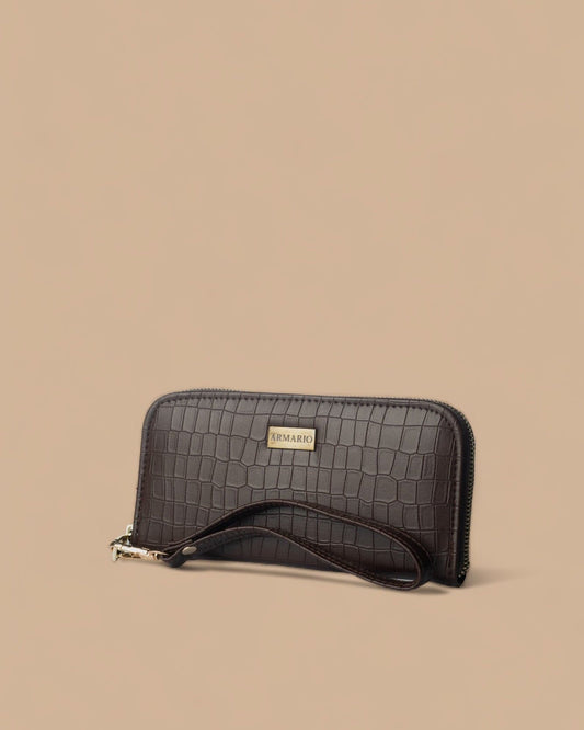Women Wallet Clutch ( Chocolate Brown)