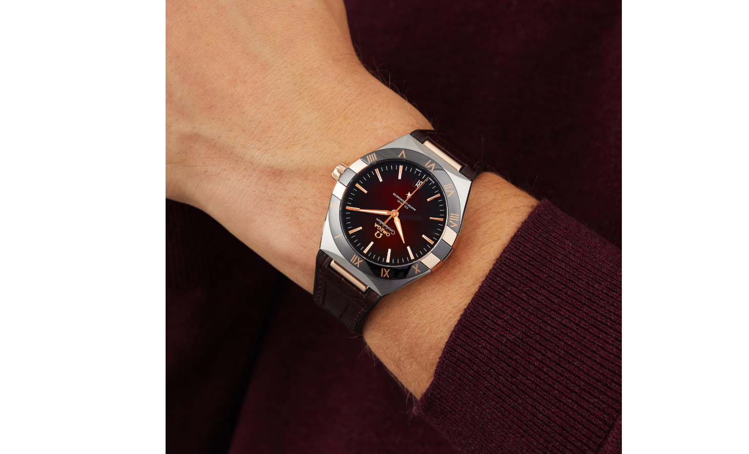 OMG Constellation Co-Axial Master Chronometer 41mm Mens Watch Red