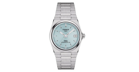 TIST PRX Powermatic 80 35mm Unisex Watch Ice Blue