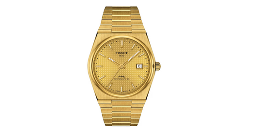 TIST PRX Powermatic 80 40mm Mens Watch Gold
