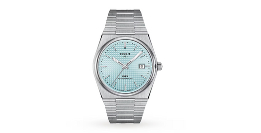 TIST T-Classic PRX Powermatic 80 40mm Mens Watch Light Blue