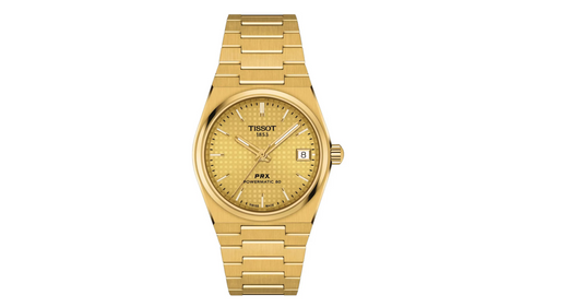 TIST PRX Powermatic 80 35mm Unisex Watch Gold