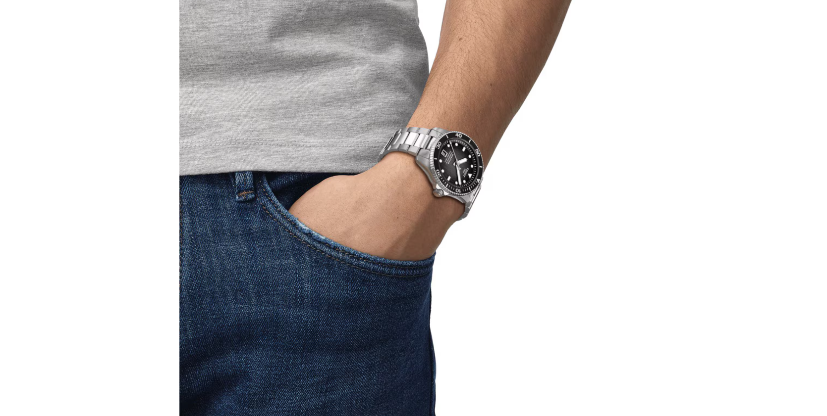 TIST Seastar 1000 Powermatic 80 40mm Mens Watch Stainless Steel