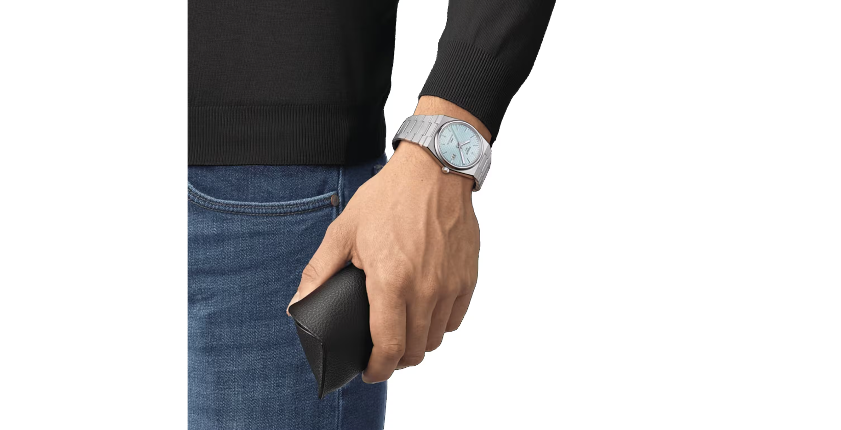 TIST T-Classic PRX Powermatic 80 40mm Mens Watch Light Blue