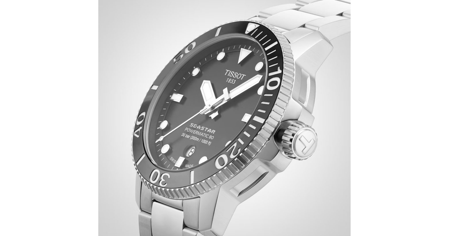 TIST T-Sport Seastar1000 Powermatic 80 Mens Watch 43mm
