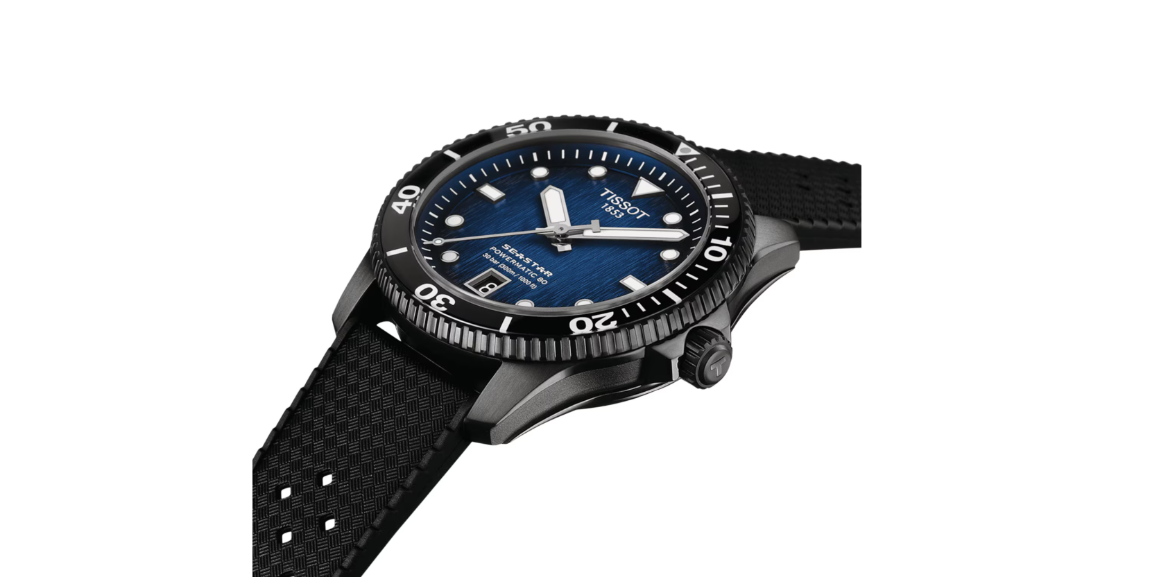 TIST Seastar 1000 Powermatic 80 40mm Mens Watch Blue