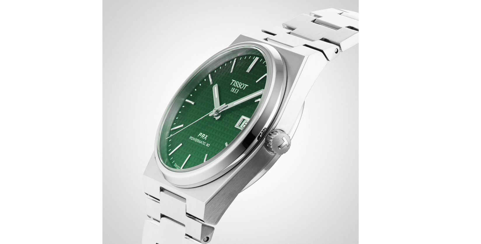 TIST T-Classic PRX Powermatic 80 40mm Mens Watch Green