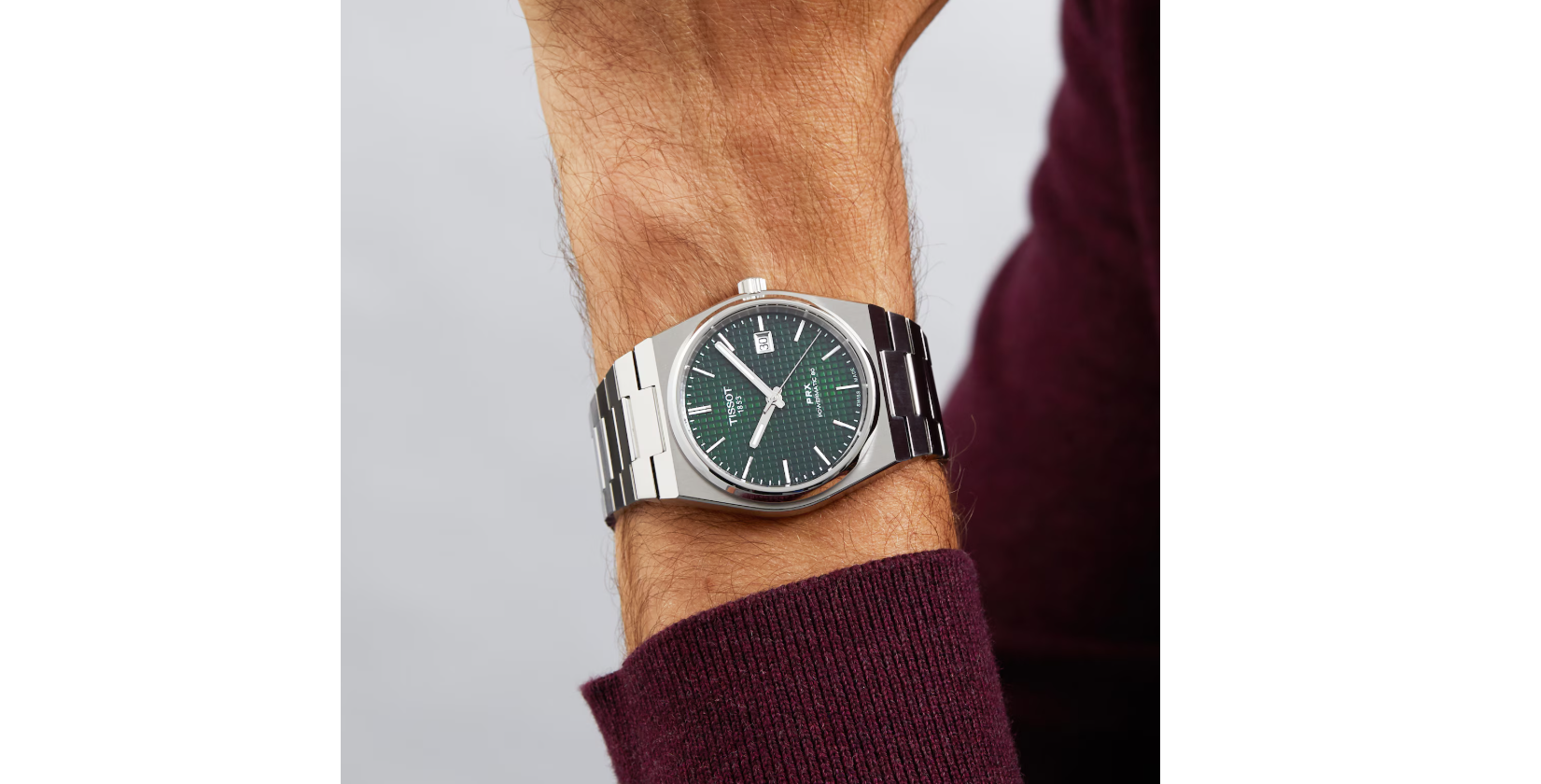 TIST T-Classic PRX Powermatic 80 40mm Mens Watch Green