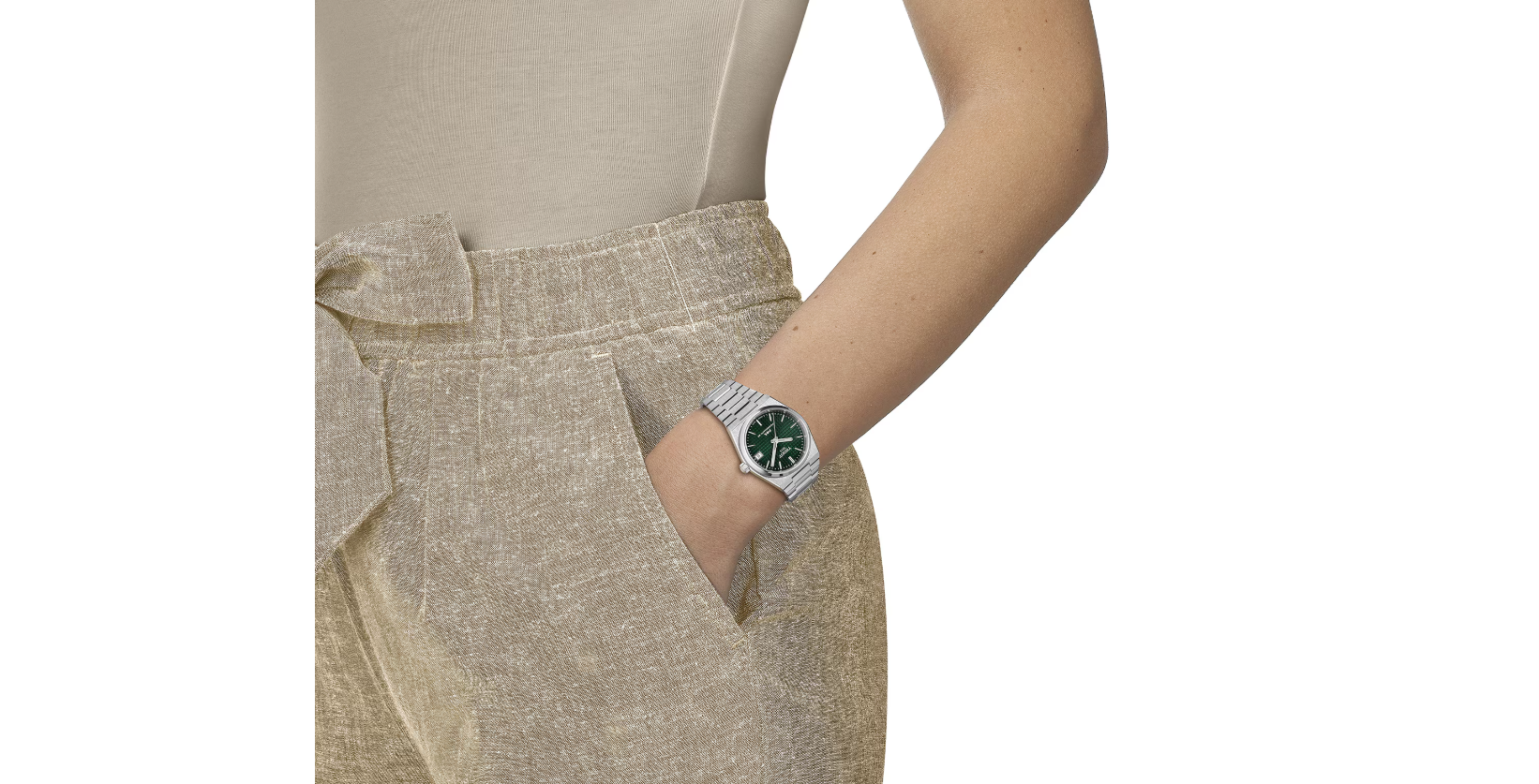 TIST PRX Powermatic 80 35mm Unisex Watch Green