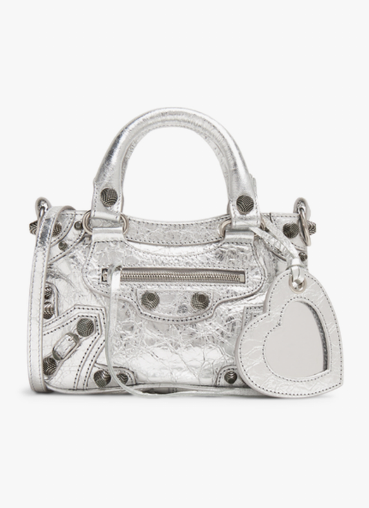 BCG Neo Cagole Metallized Mini Tote Bag