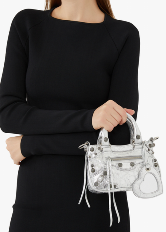 BCG Neo Cagole Metallized Mini Tote Bag
