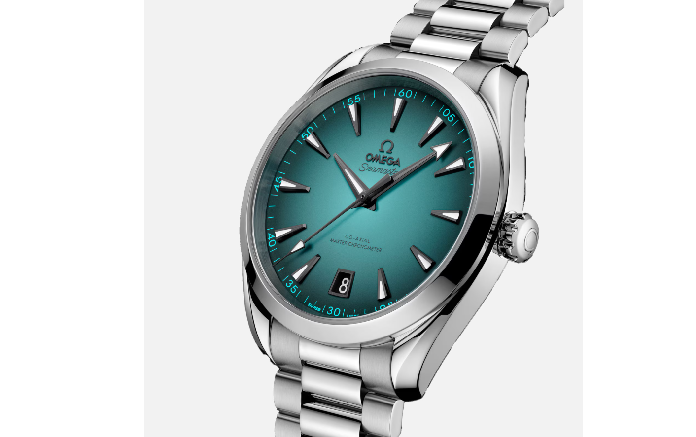 OMG Seamaster Aqua Terra 150M 41mm Mens Watch Turquoise