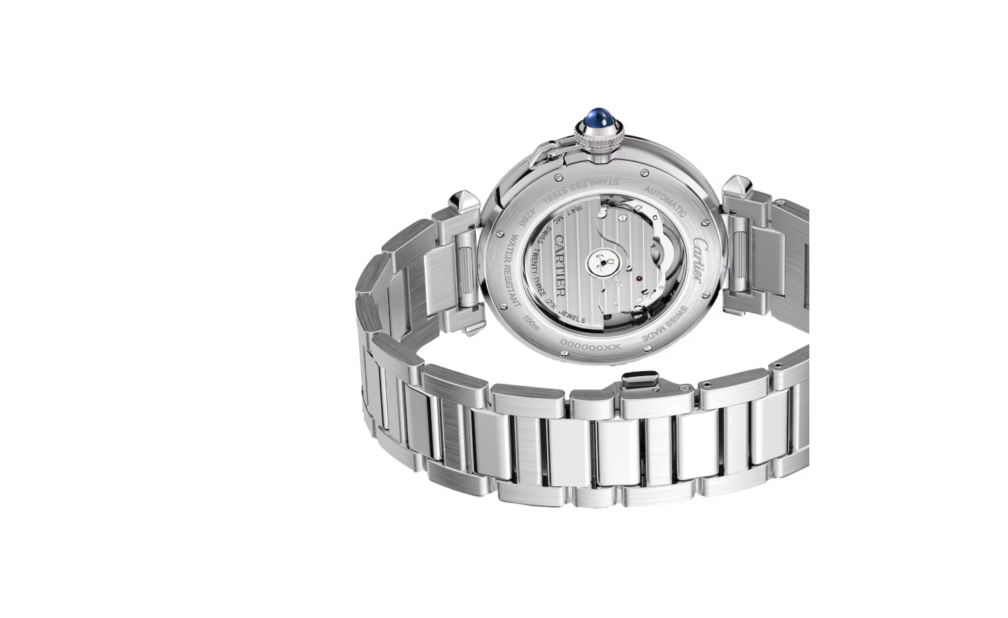 Pasha de CRT watch, 41 mm, mechanical movement with automatic winding, caliber 1847 MC