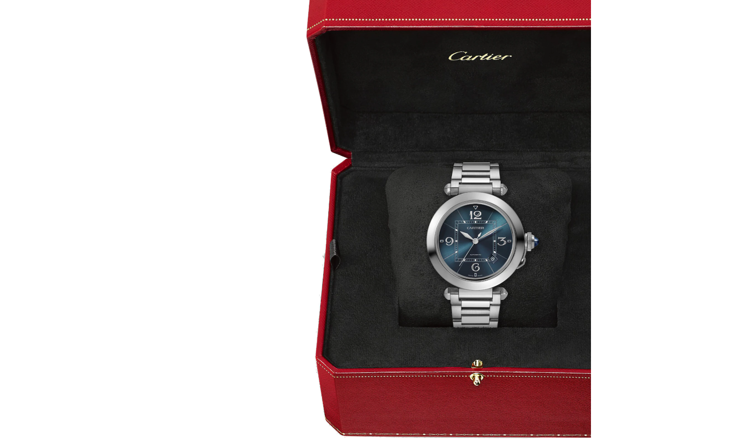 Pasha de CRT watch, 41 mm, mechanical movement with automatic winding, caliber 1847 MC