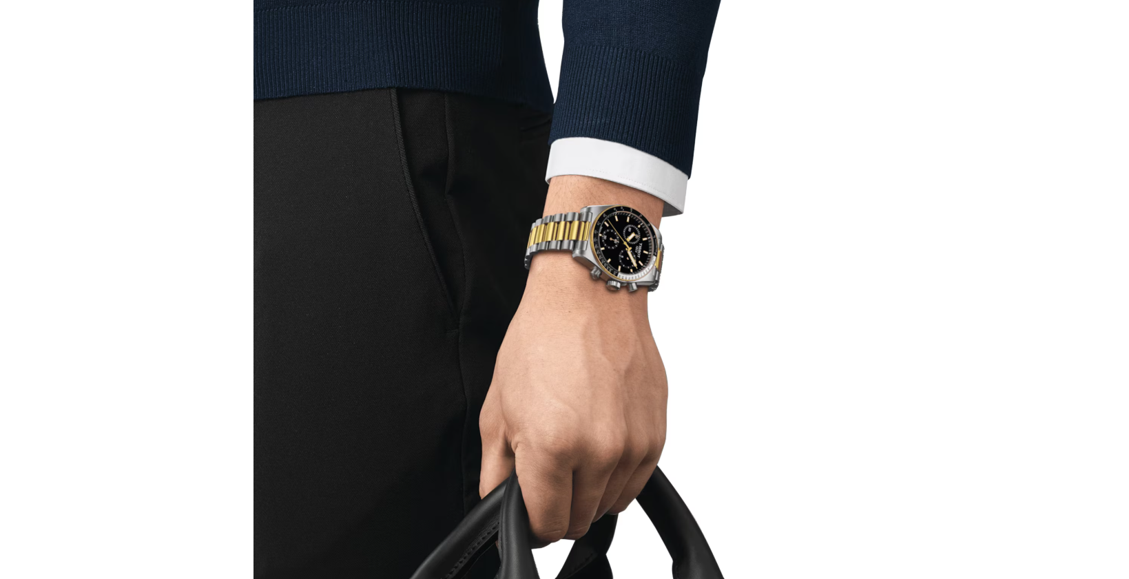TIST PR516 Chronograph 40mm Mens Watch Black