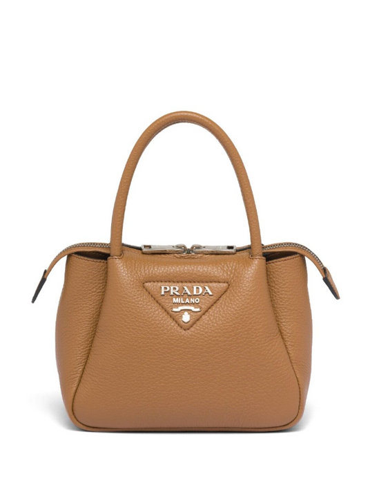 PDA logo-embellished leather mini bag