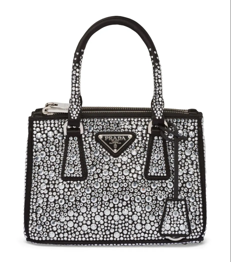 PDA Mini Embellished Galleria Top-Handle Bag