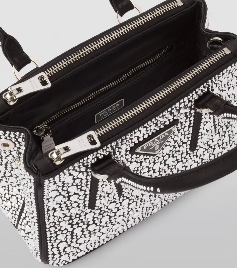 PDA Mini Embellished Galleria Top-Handle Bag