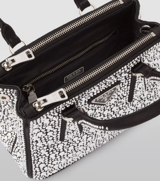 PDA Mini Embellished Galleria Top-Handle Bag