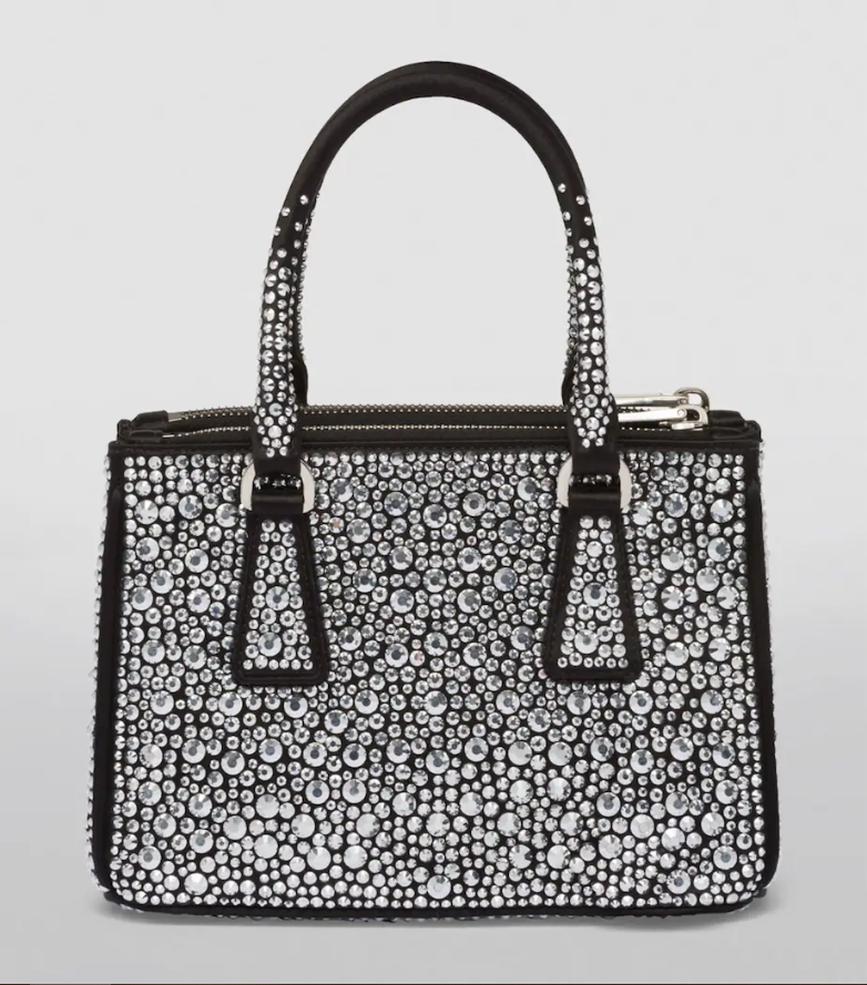 PDA Mini Embellished Galleria Top-Handle Bag