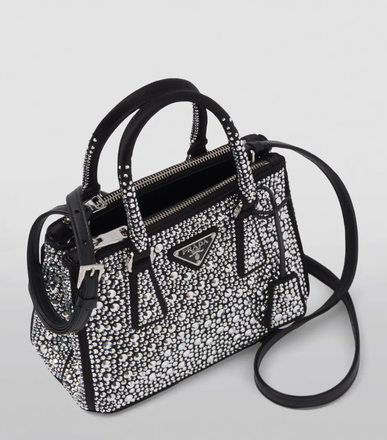 PDA Mini Embellished Galleria Top-Handle Bag