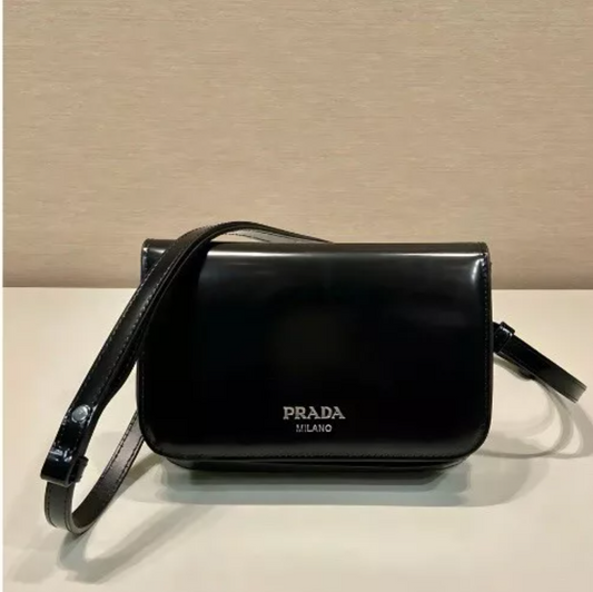 NEW! PDA BLACK SAFFIANO LEATHER MINI BAG PURSE AUTHENTIC