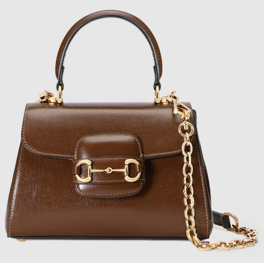 GCCI Horsebit 1955 mini top handle bag women