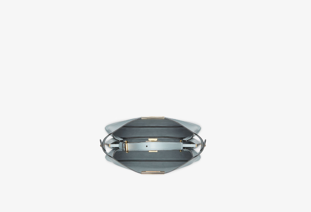 PKBO Soft Medium Light blue leather bag