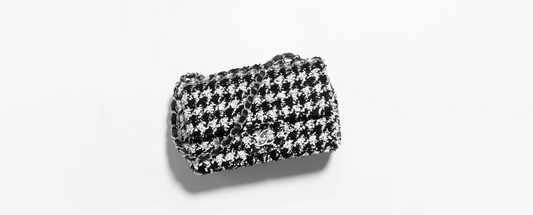 Small Flap Bag   Sequins & Silver-Tone Metal