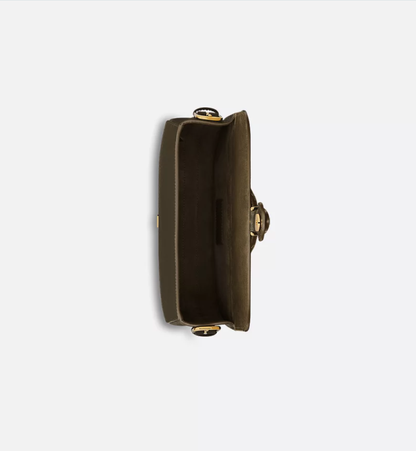 Medium DIR Bobby Bag Khaki Grained Calfskin