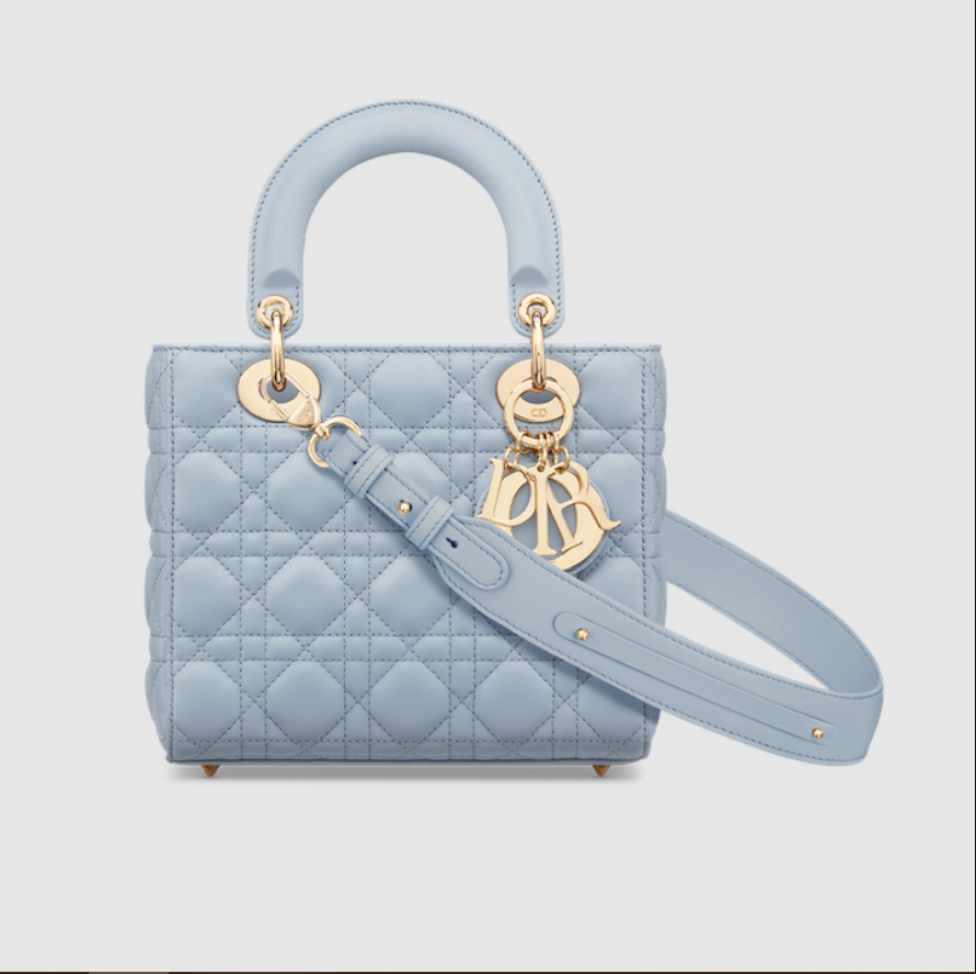 Small Lady Dior My ABC DIR Bag Black Cannage Lambskin