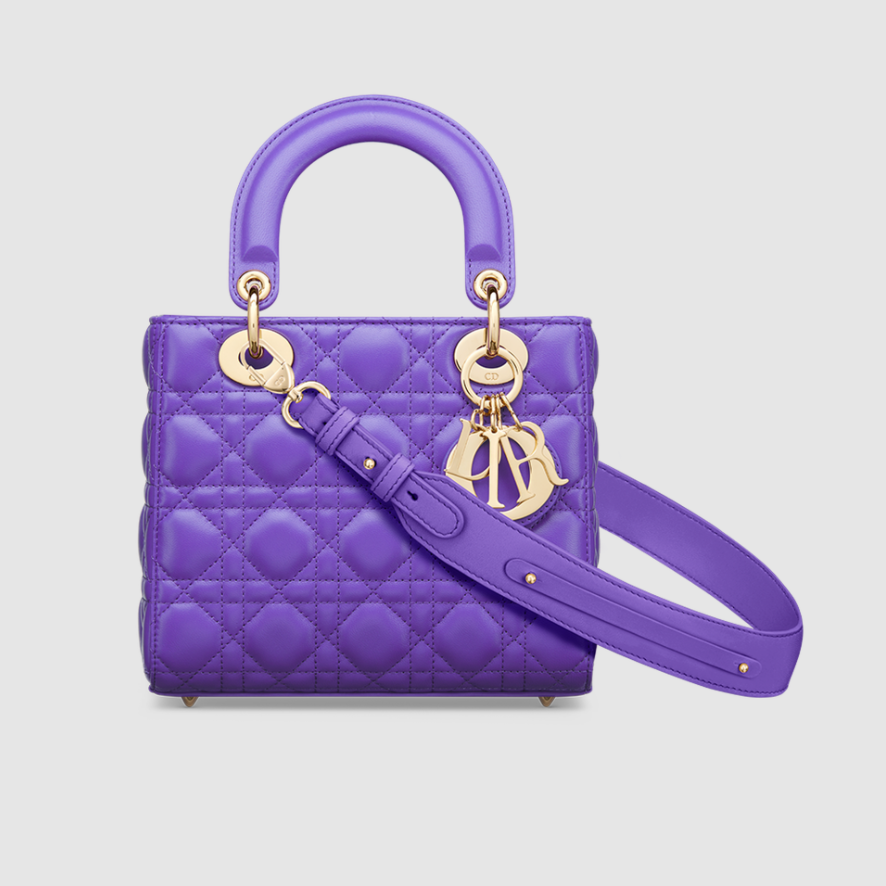 Small Lady Dior My ABC DIR Bag Black Cannage Lambskin