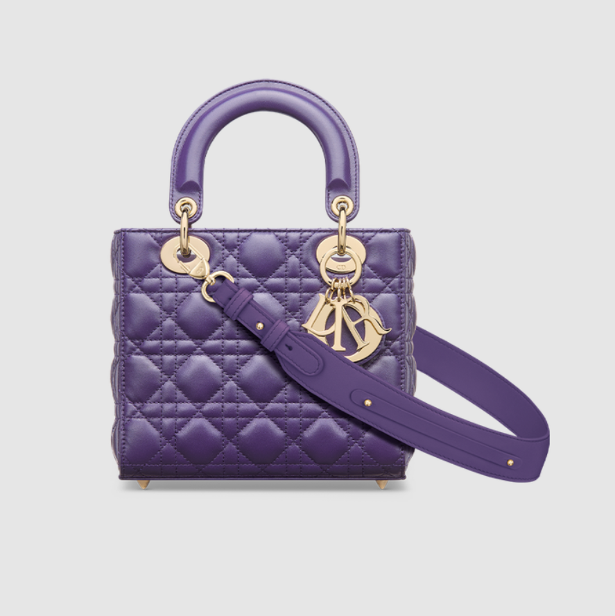 Small Lady Dior My ABC DIR Bag Black Cannage Lambskin
