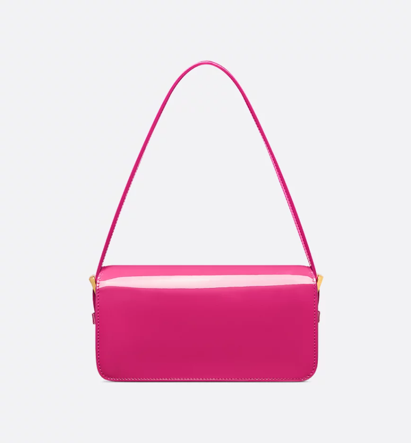 Miss DIR Flap Bag Black Patent Calfskin