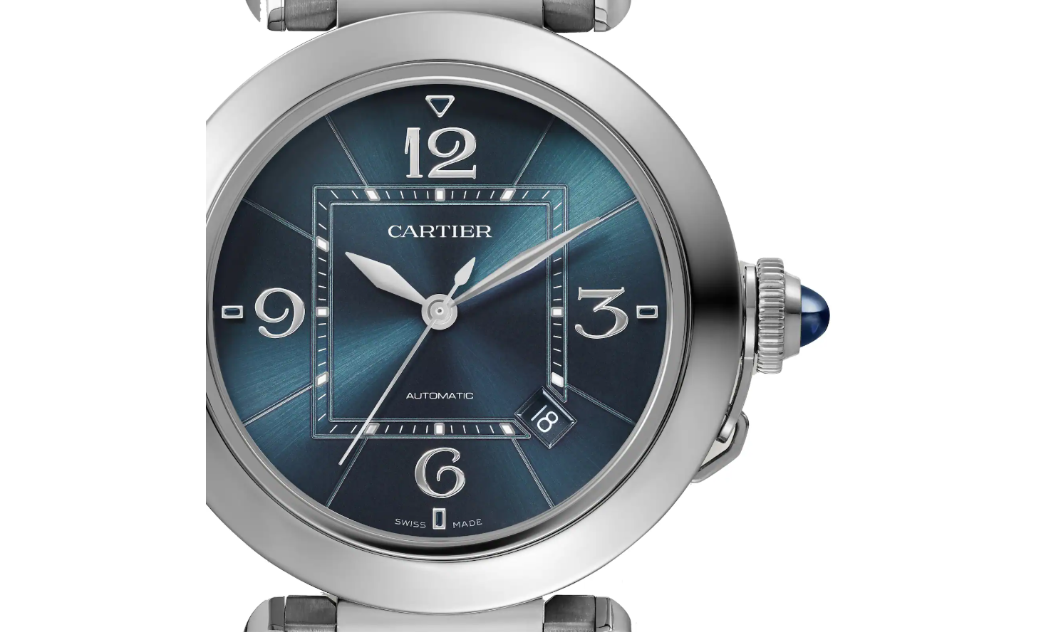 Pasha de CRT watch, 41 mm, mechanical movement with automatic winding, caliber 1847 MC