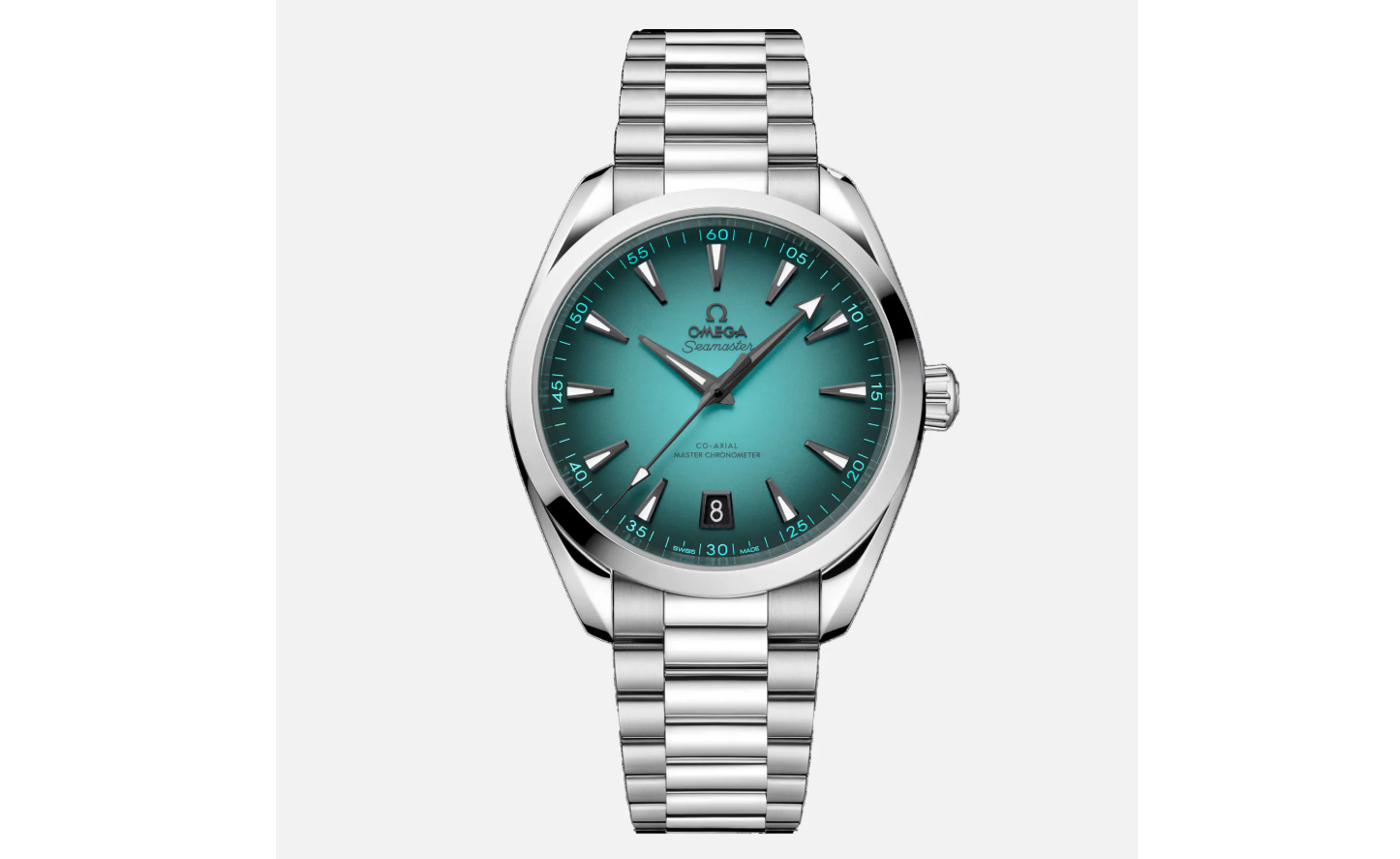 OMG Seamaster Aqua Terra 150M 41mm Mens Watch Turquoise